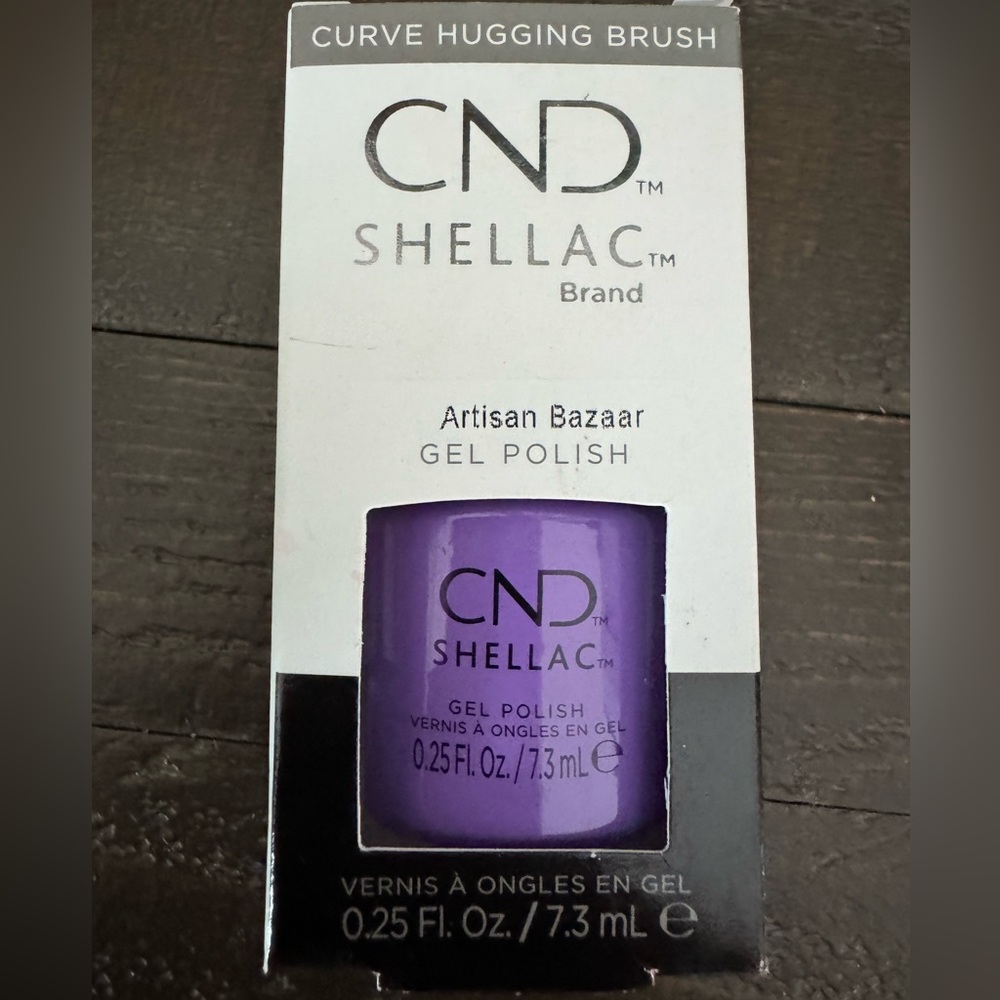 Cnd Shellac Gel Polish MEDITERRANEAN DREAM Summer .25oz New Artisan Bazaar NIB!